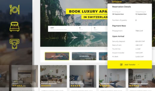 Luxury Hotel Booking Website