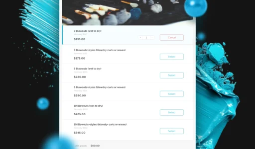 Booking Platform for Beauty Brand